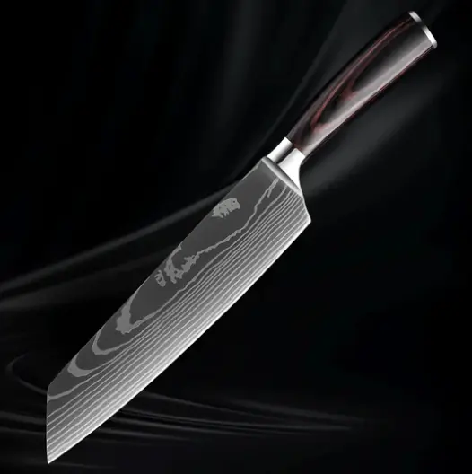 [COPP-021] Cuchillo Kiritsuke de 7,5" con mango de simil madera