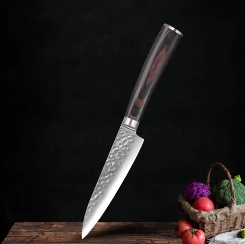 Cuchillo utilitario de 5" con mango de simil madera