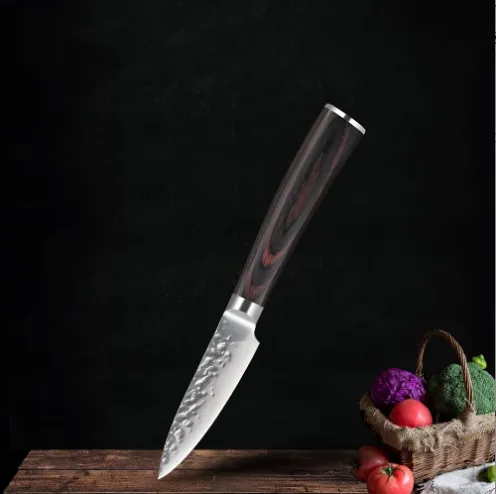 Cuchillo pelador de 3,5" con mango de simil madera