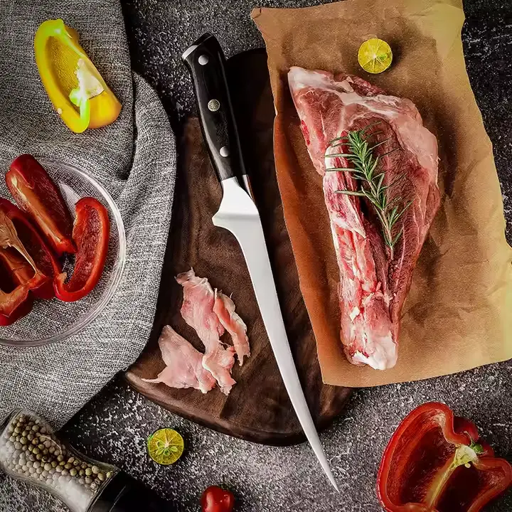[COPP-043] Cuchillo para deshuesar de 7,5" con mango de simil madera