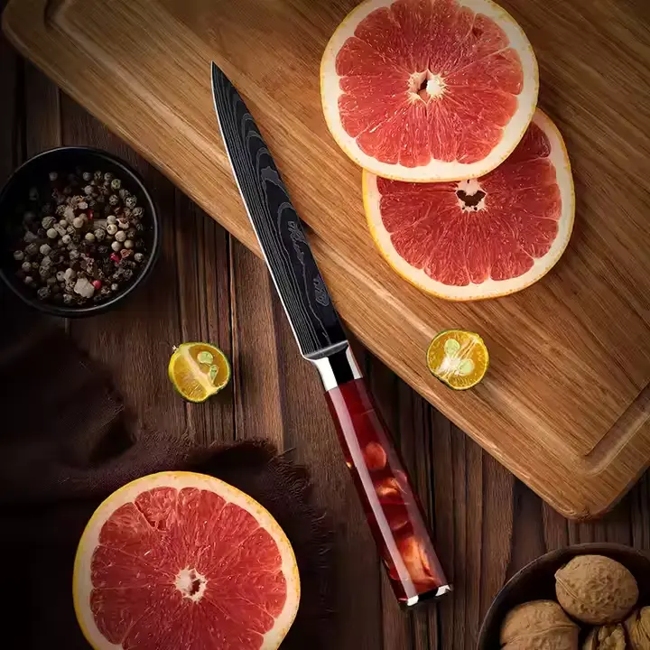 Cuchillo utilitario de 5" con mango de resina