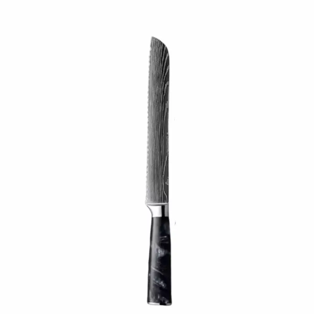 [COPP-080] Cuchillo para pan de 8" con mango de resina