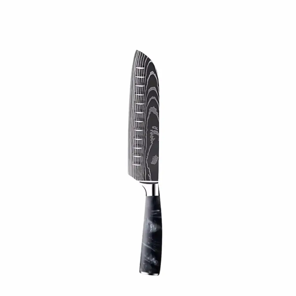 Cuchillo Santoku de 5" con mango de resina