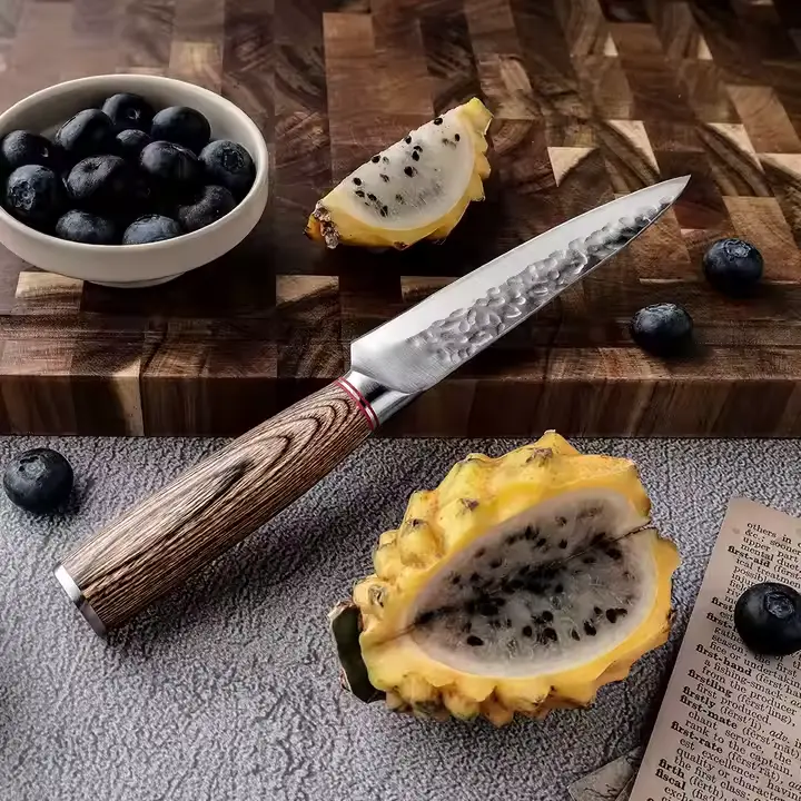 Cuchillo pelador de 5"  con mango de simil madera