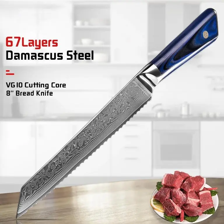 Cuchillo para pan de 8"