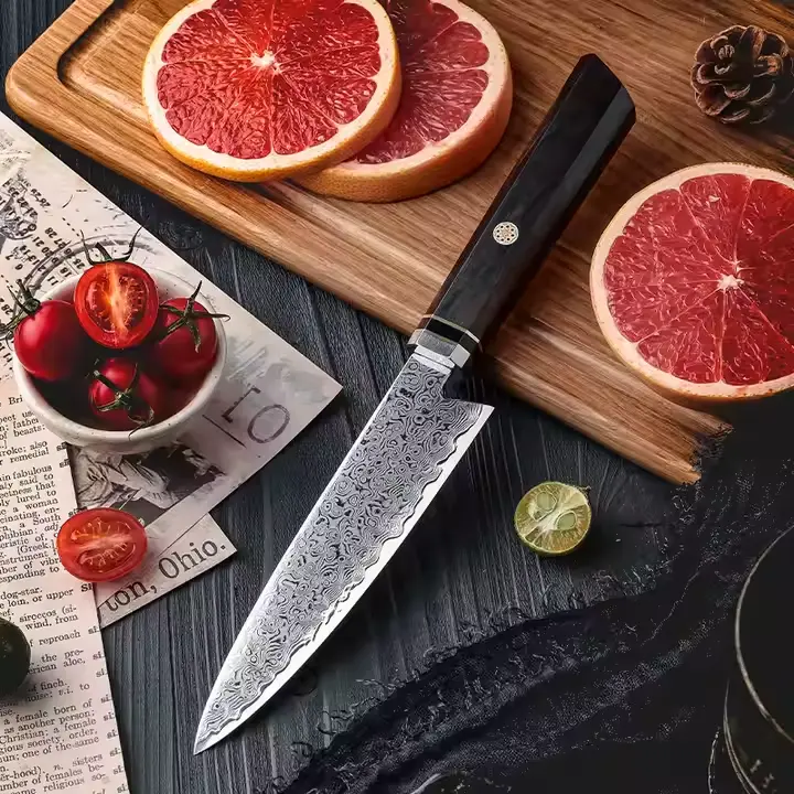 Cuchillo utilitario de 5,5'' con mango de ébano