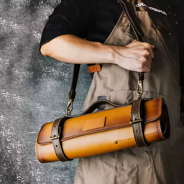 Bolsa enrollable para cuchillos