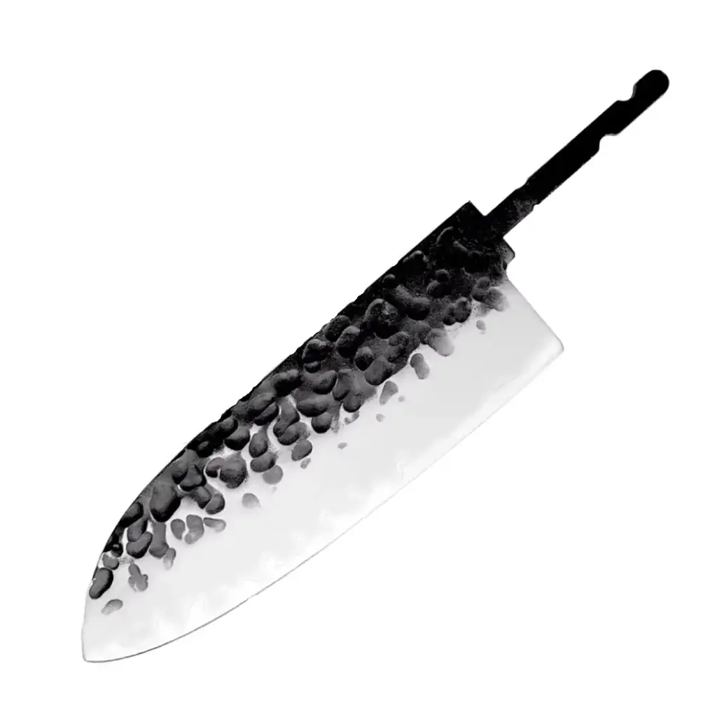 Hoja de cuchillo Santoku de 3 capas de acero de 5"