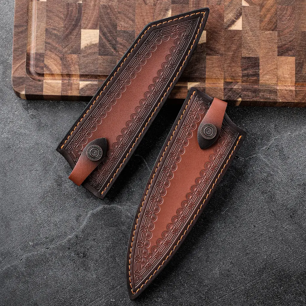 Funda de cuero para cuchillo de chef