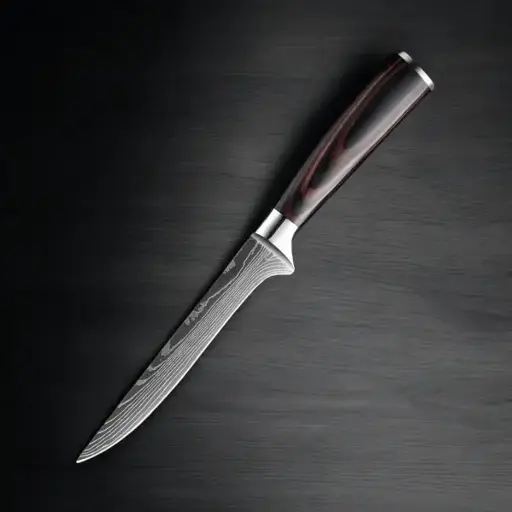 [COPP-025] Cuchillo para deshuesar de 6" con mango de simil madera