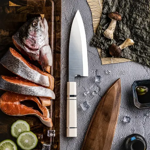 [COPP-533] Cuchillo Deba 18CM + funda