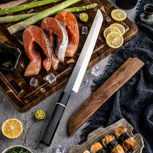 [COPP-536] Cuchillos Salmón 27CM + funda