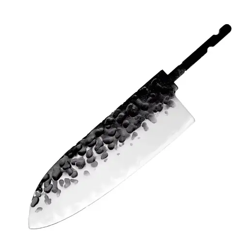 [COPP-738] Hoja de cuchillo Santoku de 3 capas de acero de 5"