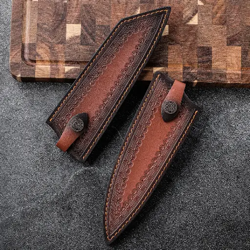 [COPP-772] Funda de cuero para cuchillo de chef